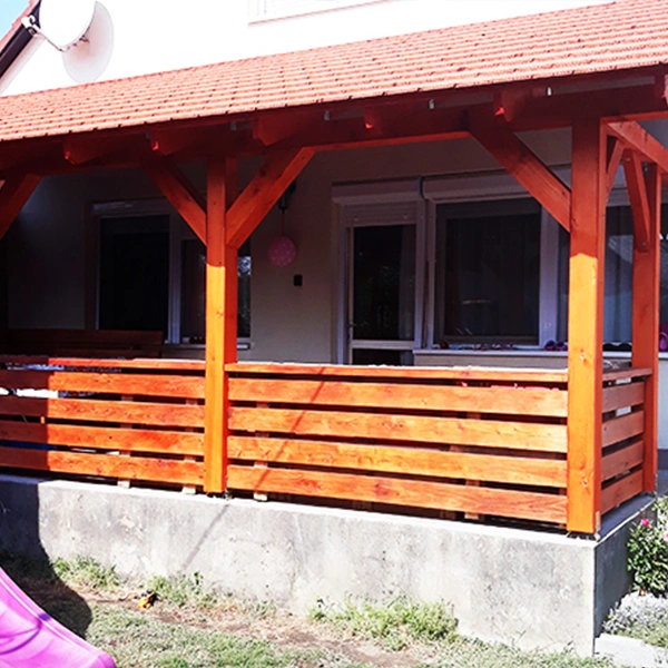 Fedett terasz - korláttal /cseréptetős/ - Image 2