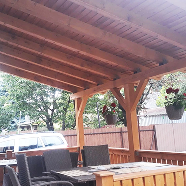 Fedett terasz - korláttal /zsindelytetős/ - Image 2