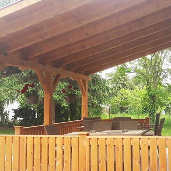 Fedett terasz - korláttal /zsindelytetős/ - Image 3